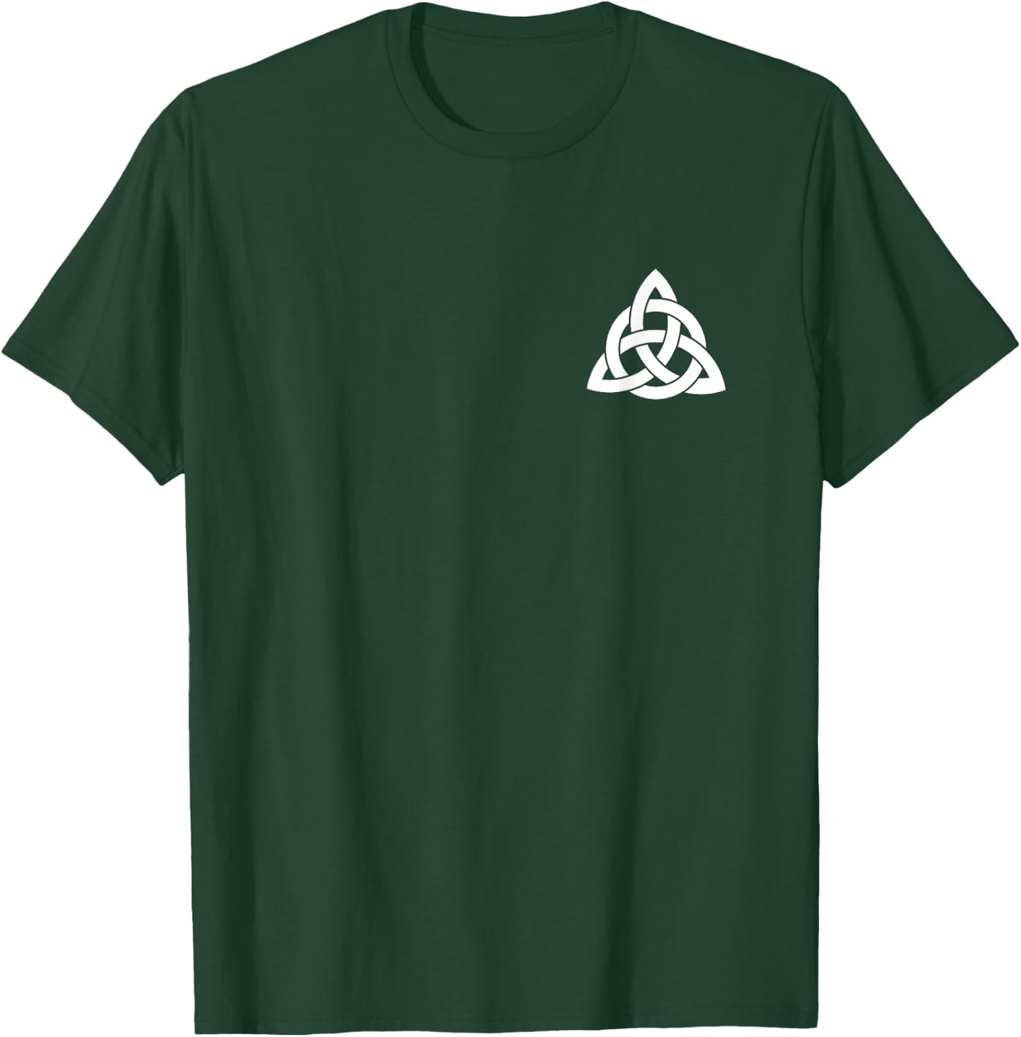 Celtic Cross Christian Holy Trinity Knot Irish Catholic Celt T-Shirt - T-Shirt | Forest