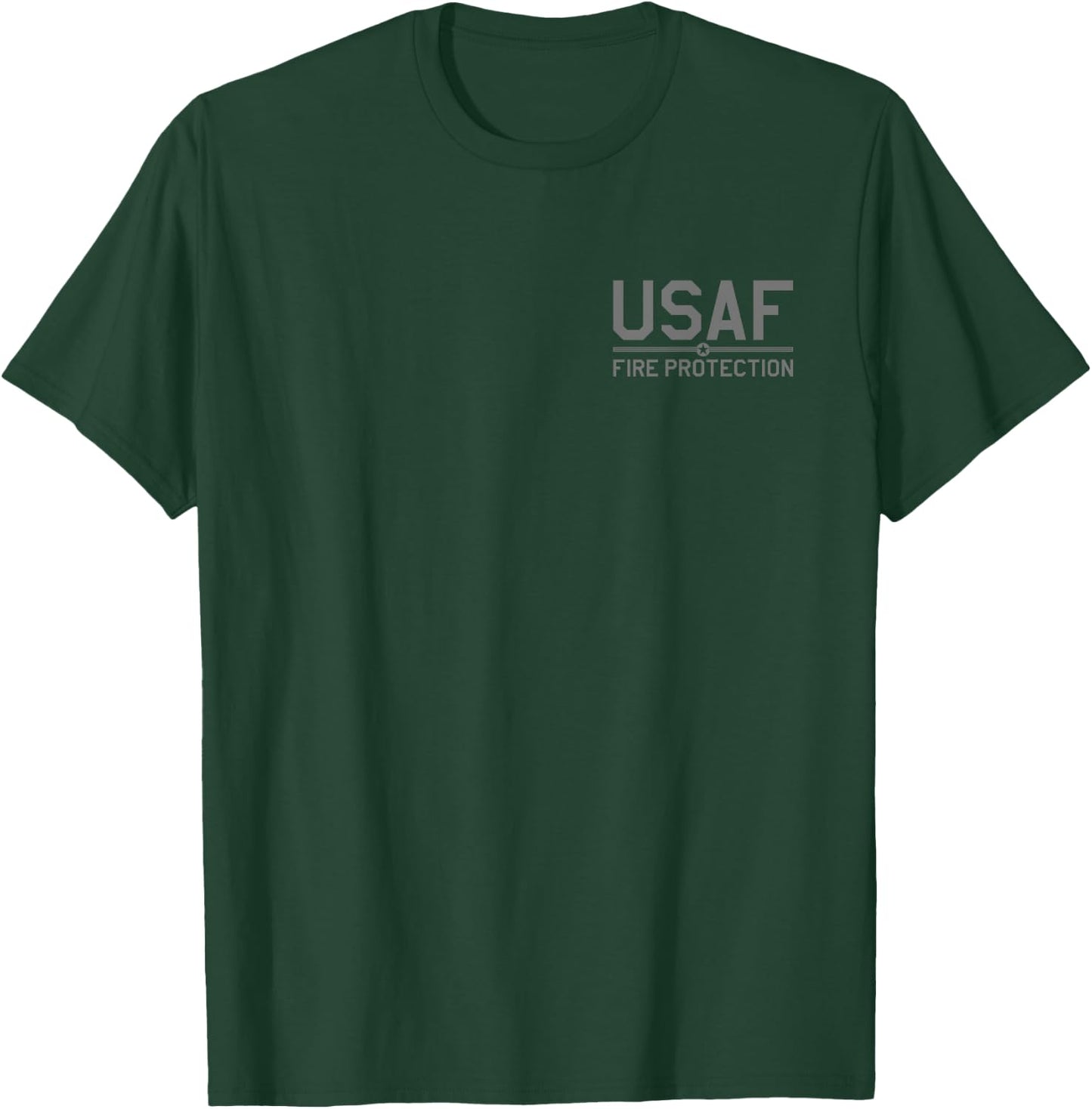 Us Air Force Usaf Fire Protection Rescue Hazmat T-Shirt - T-Shirt | Forest