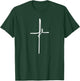 Simple Faith Cross in Spanish - Fe T-Shirt - T-Shirt | Forest