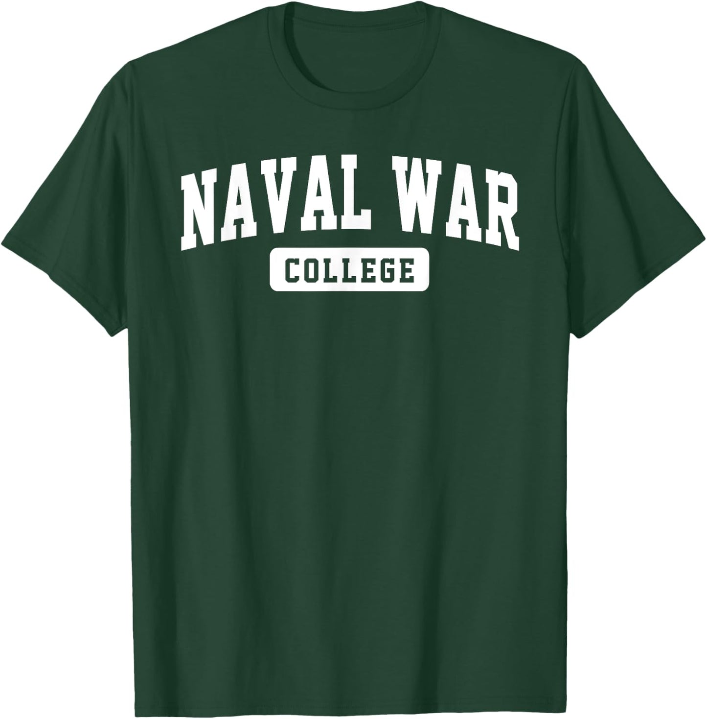 Naval War College Arch Vintage Classic Design Gifts Men T-Shirt - T-Shirt | Forest