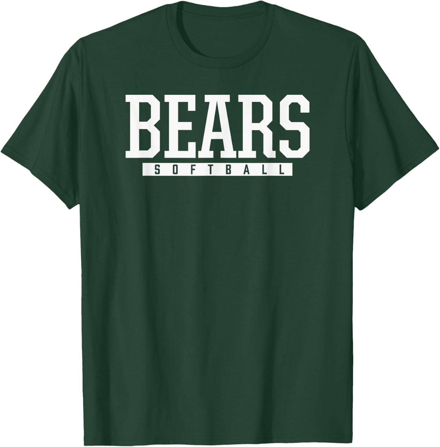 Sylvan Hills Bears Softball HS T-Shirt - T-Shirt | Forest