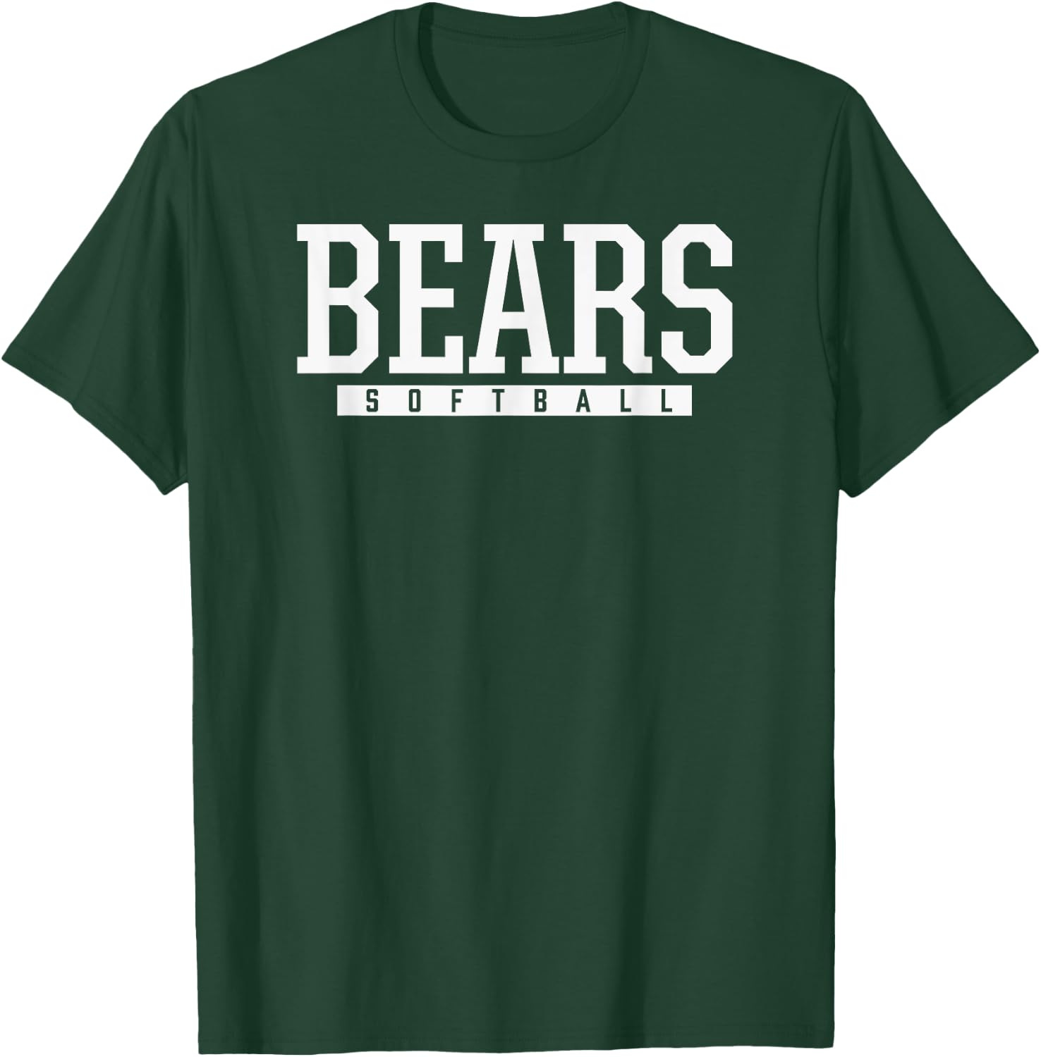 Sylvan Hills Bears Softball HS T-Shirt - T-Shirt | Forest
