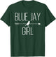 Blue Jay Girl Gift Bird Animal Lover T-Shirt - T-Shirt | Forest