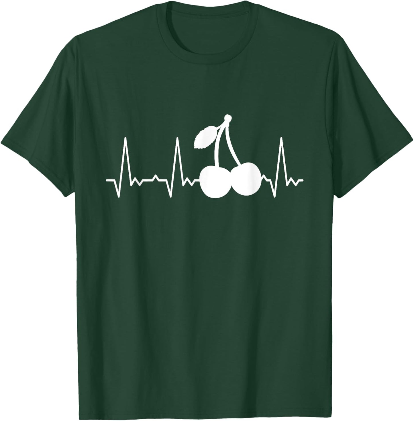 Heartbeat Cherries T-Shirt - T-Shirt | Forest