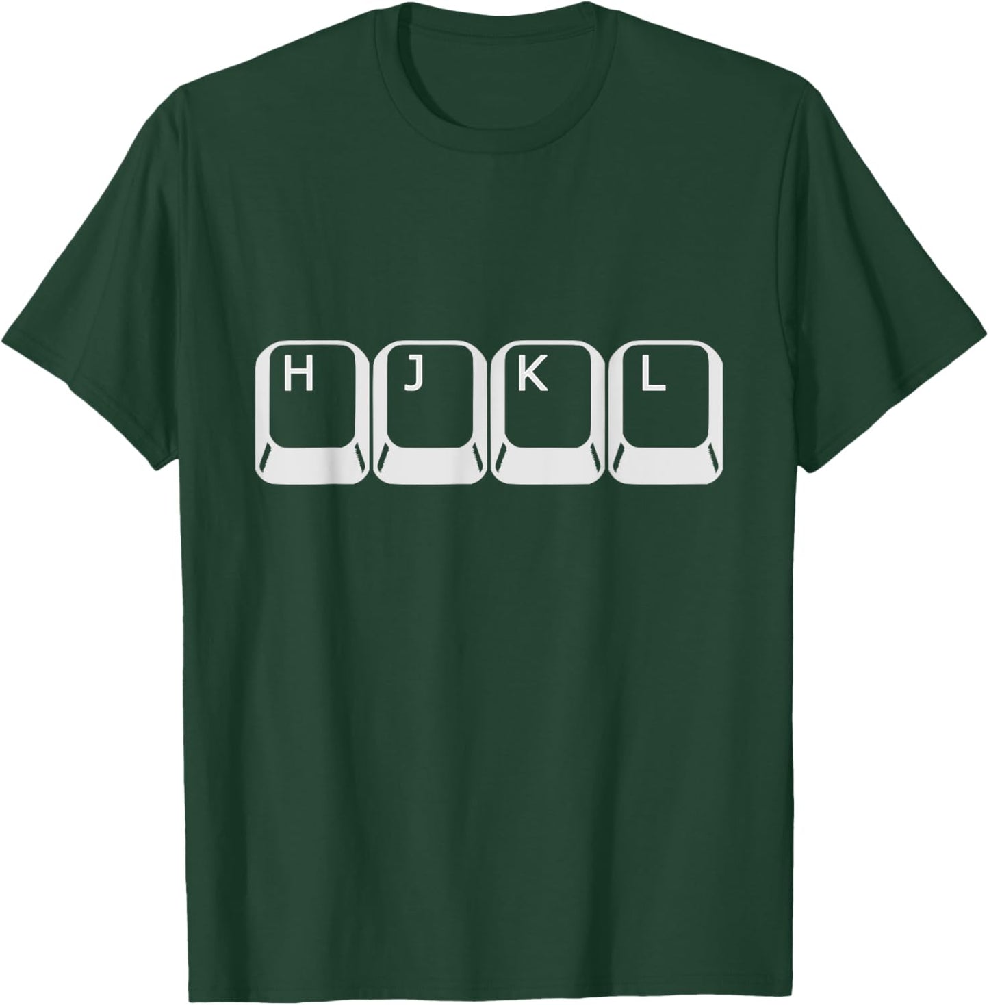 Vim and Neovim HJKL Keys T-Shirt - T-Shirt | Forest
