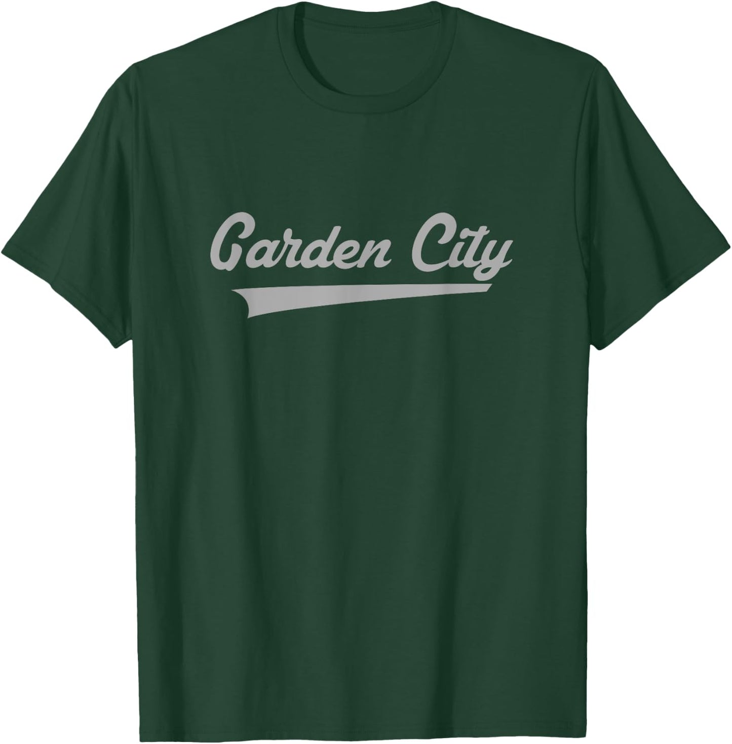 Garden City High School Vintage Swoosh T-Shirt - T-Shirt | Forest