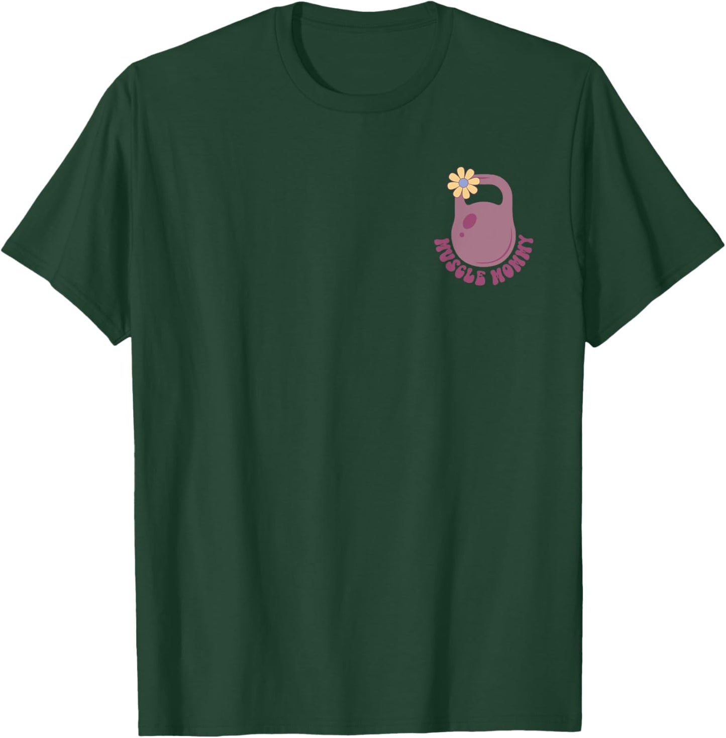 In My Muscle Mommy Era Groovy (2sides) T-Shirt - T-Shirt | Forest