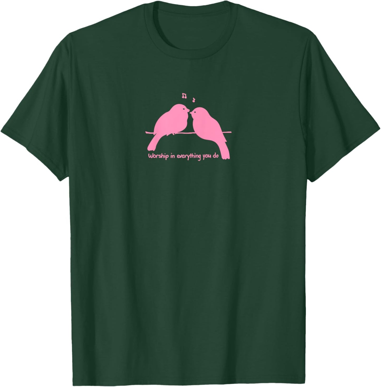 Joyful Birds Singing T-Shirt - T-Shirt | Forest
