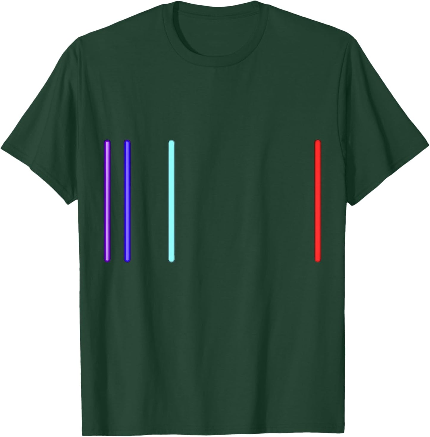 Physics Teacher Physical Science Lover Education Hydrogen Emission Spectrum - Black, Small, -Adults, Kids, Short Sleeve, Regular Fit, Cotton 60% Polyester 40% T-Shirt - T-Shirt | Forest