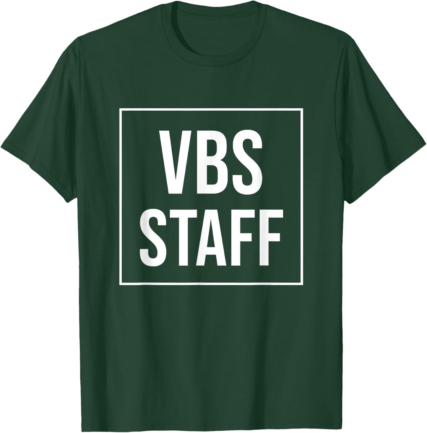 VBS Staff VBS Vacation Bible School Christian Church Jesus T-Shirt - T-Shirt | Forest