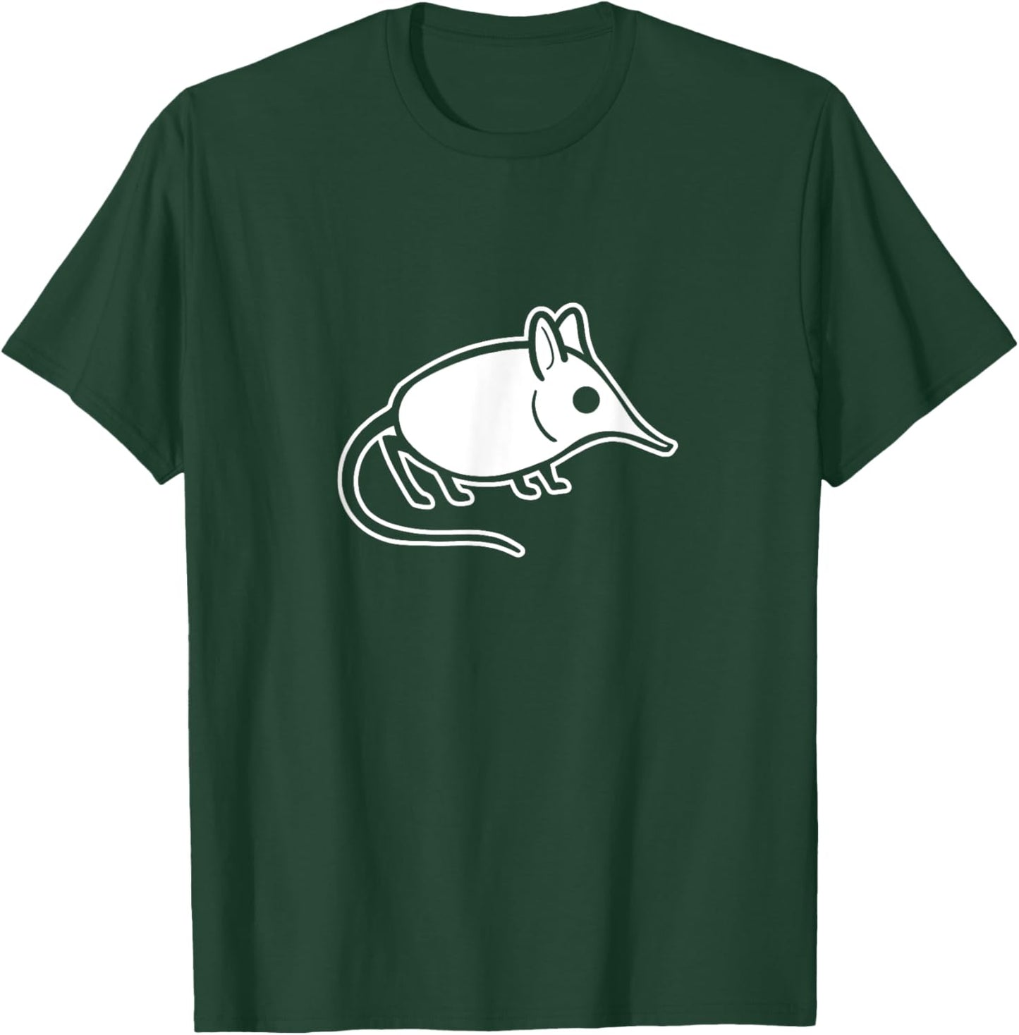 Minimal art of a cute Elephant shrew for small animals fans T-Shirt - T-Shirt | Forest