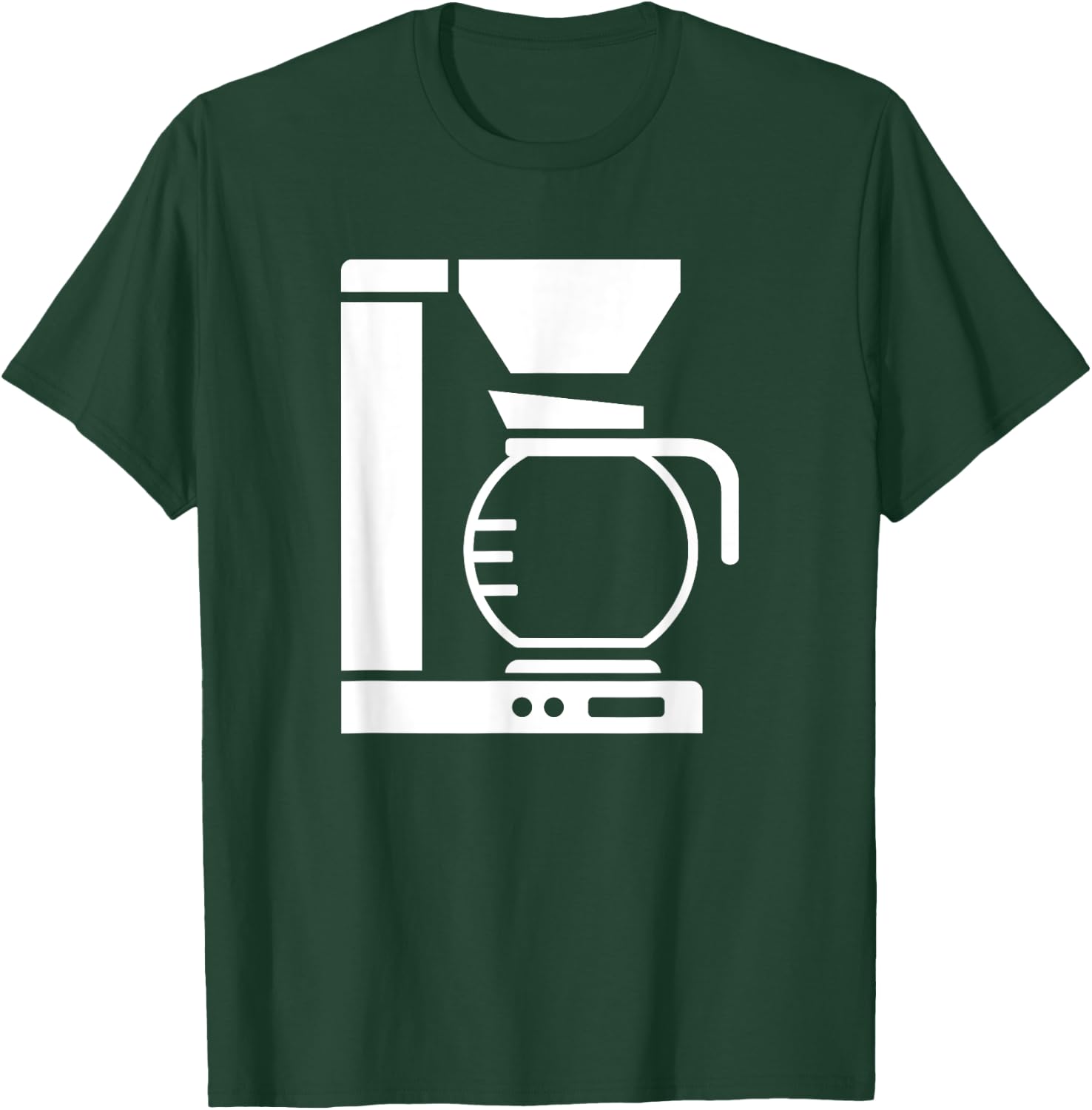Coffee machine pot T-Shirt - T-Shirt | Forest