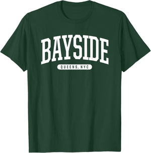 NYC Borough Bayside Queens New York T-Shirt - T-Shirt | Forest