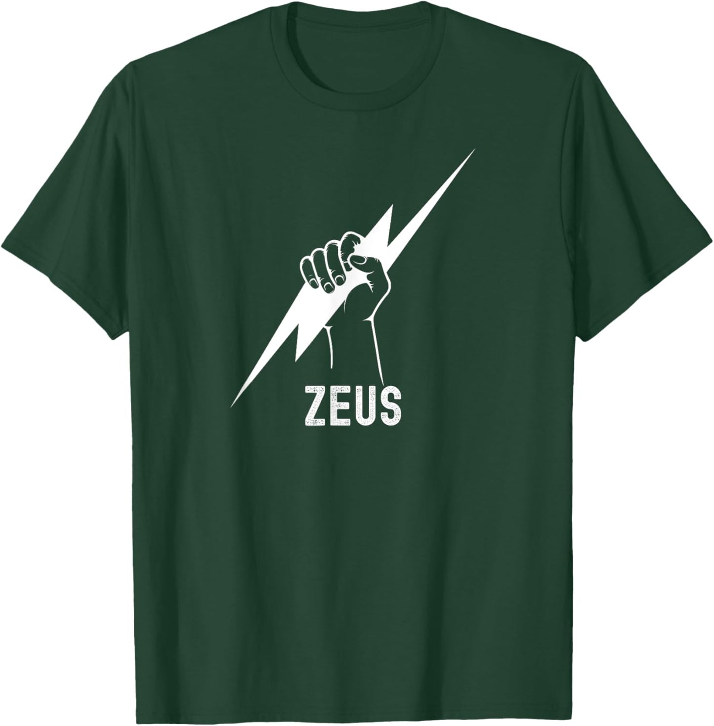 Zeus Lightning Bolt T-Shirt - T-Shirt | Forest