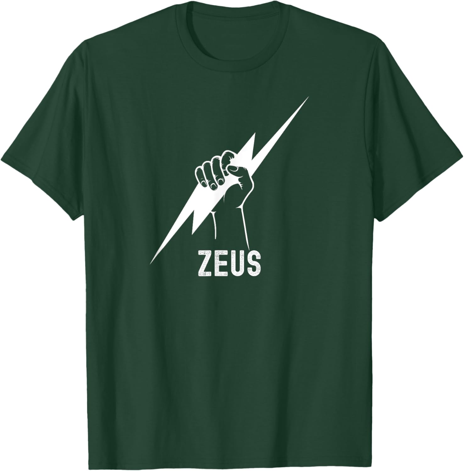 Zeus Lightning Bolt T-Shirt - T-Shirt | Forest
