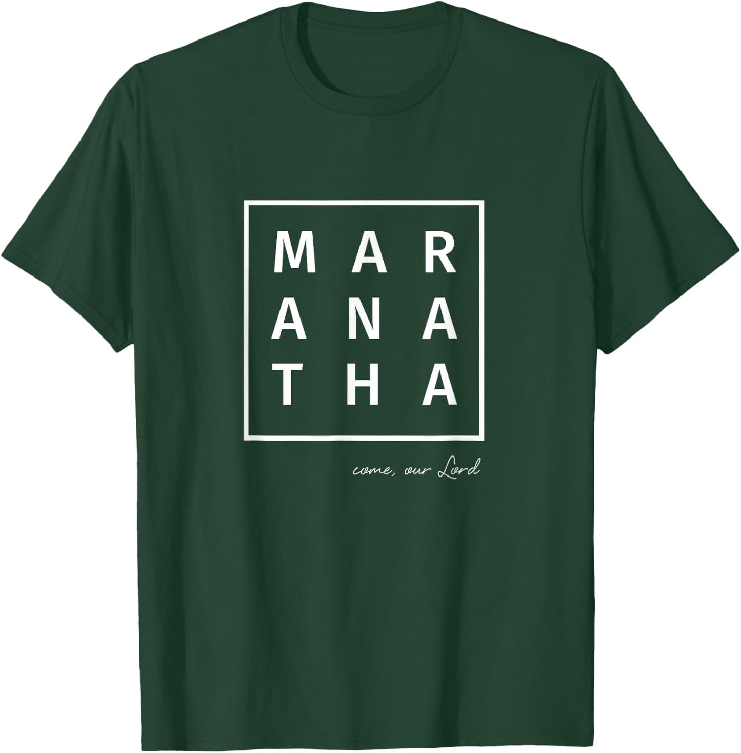 Maranatha Square T-Shirt - T-Shirt | Forest