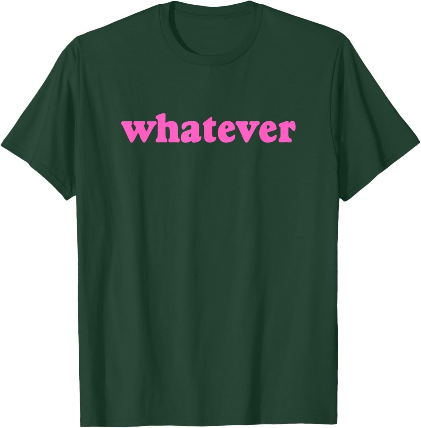 Whatever Retro Y2k Aesthetic T-Shirt - T-Shirt | Forest