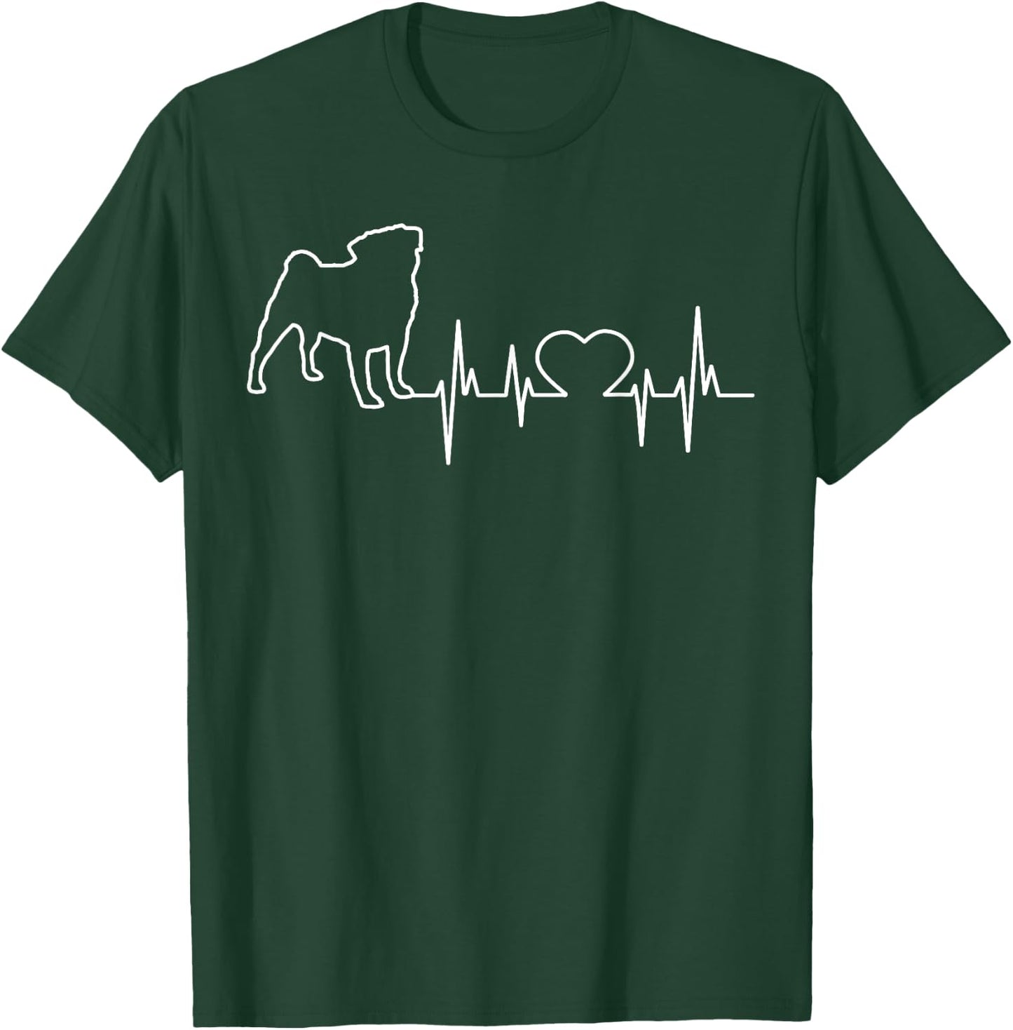 Pug Puggie-Dog T-Shirt - T-Shirt | Forest