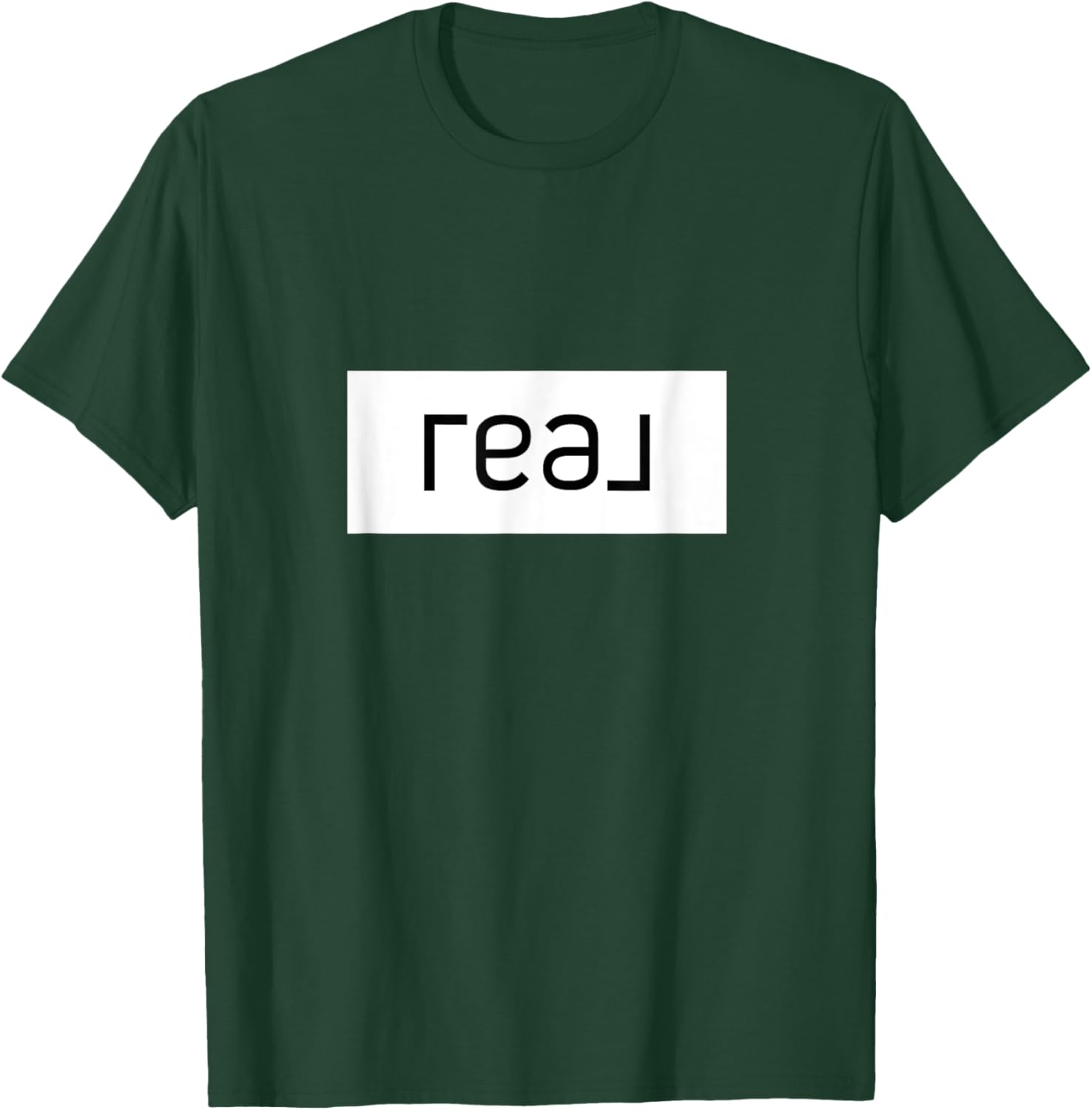 Real Broker Solid White Logo T-Shirt - T-Shirt | Forest