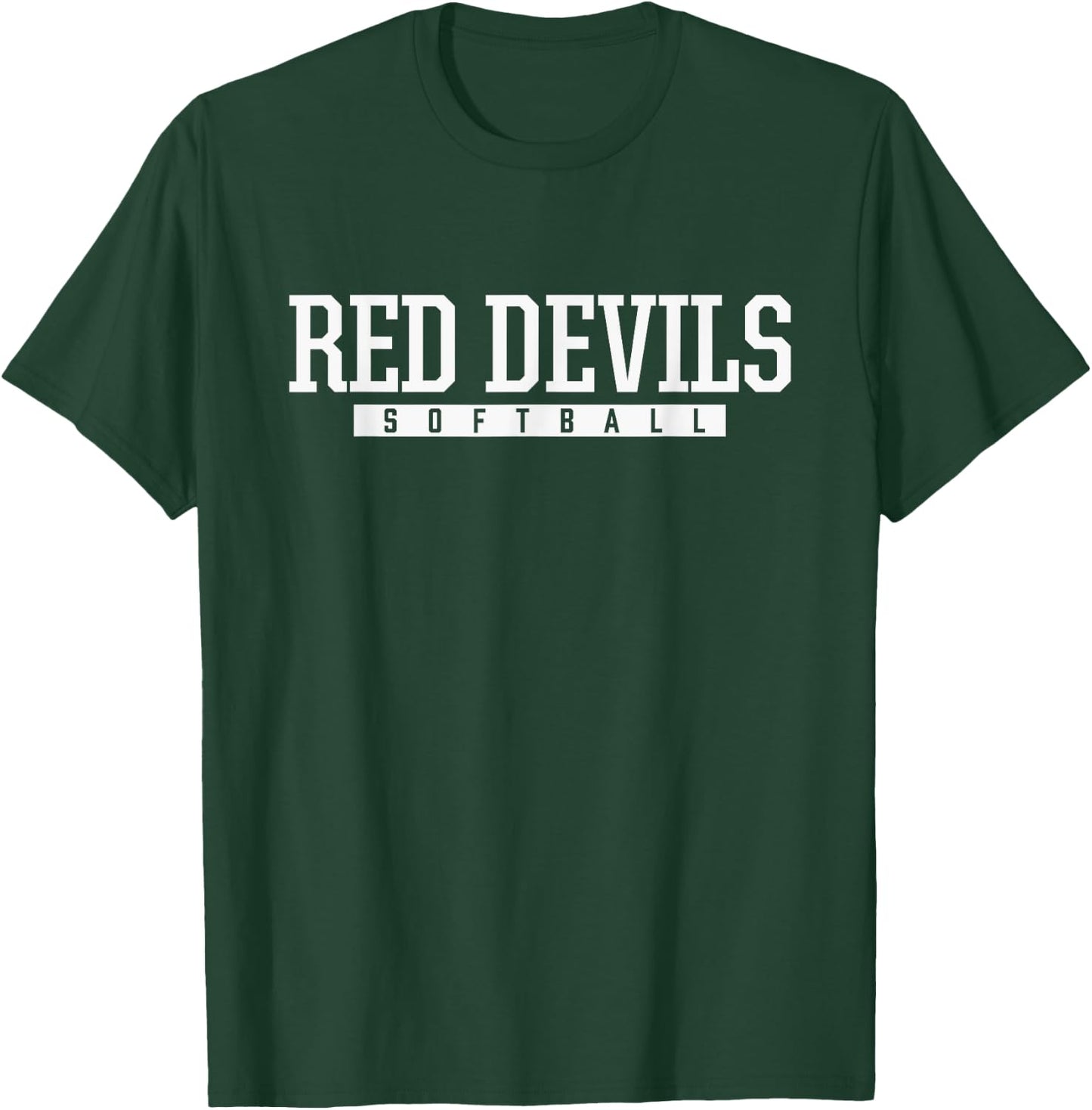 Loganville Red Devils Softball HS T-Shirt - T-Shirt | Forest