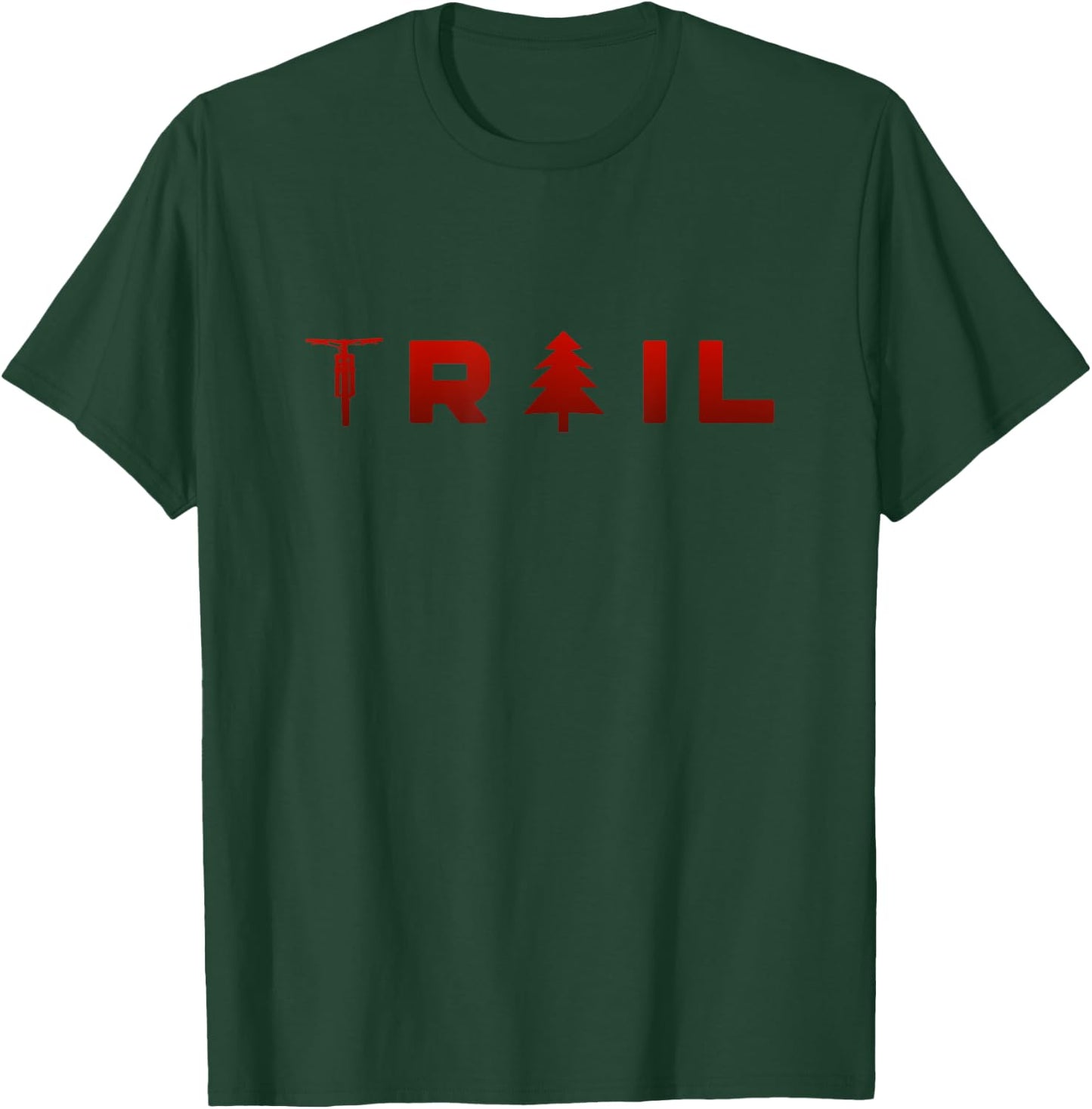 Trail MTB Mountain Bike Apparel - MTB Mountain Bike T-Shirt - T-Shirt | Forest