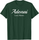 Adonai Lord Master - Christian Bible Names of God Jesus T-Shirt - T-Shirt | Forest