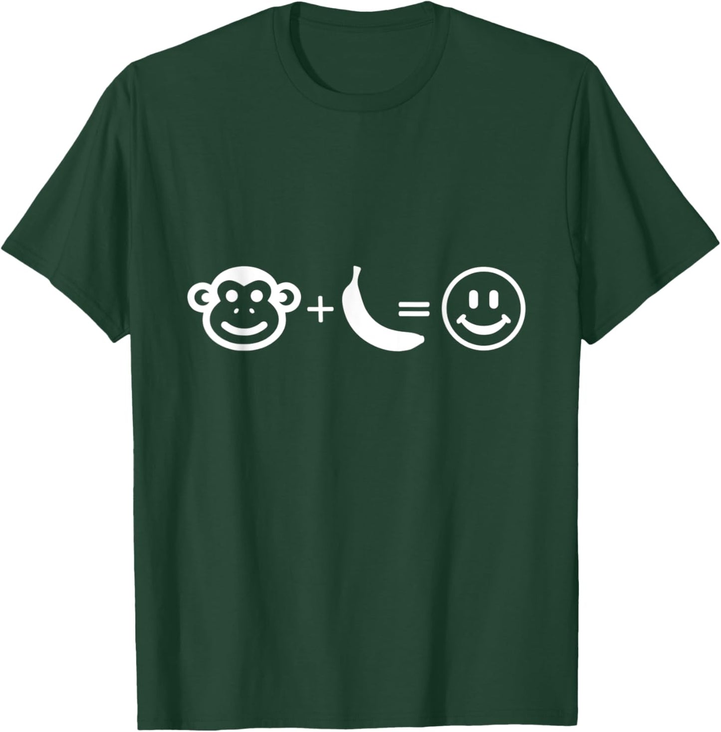 Just Freaking Love Monkeys And Bananas With Plus Sign T-Shirt - T-Shirt | Forest