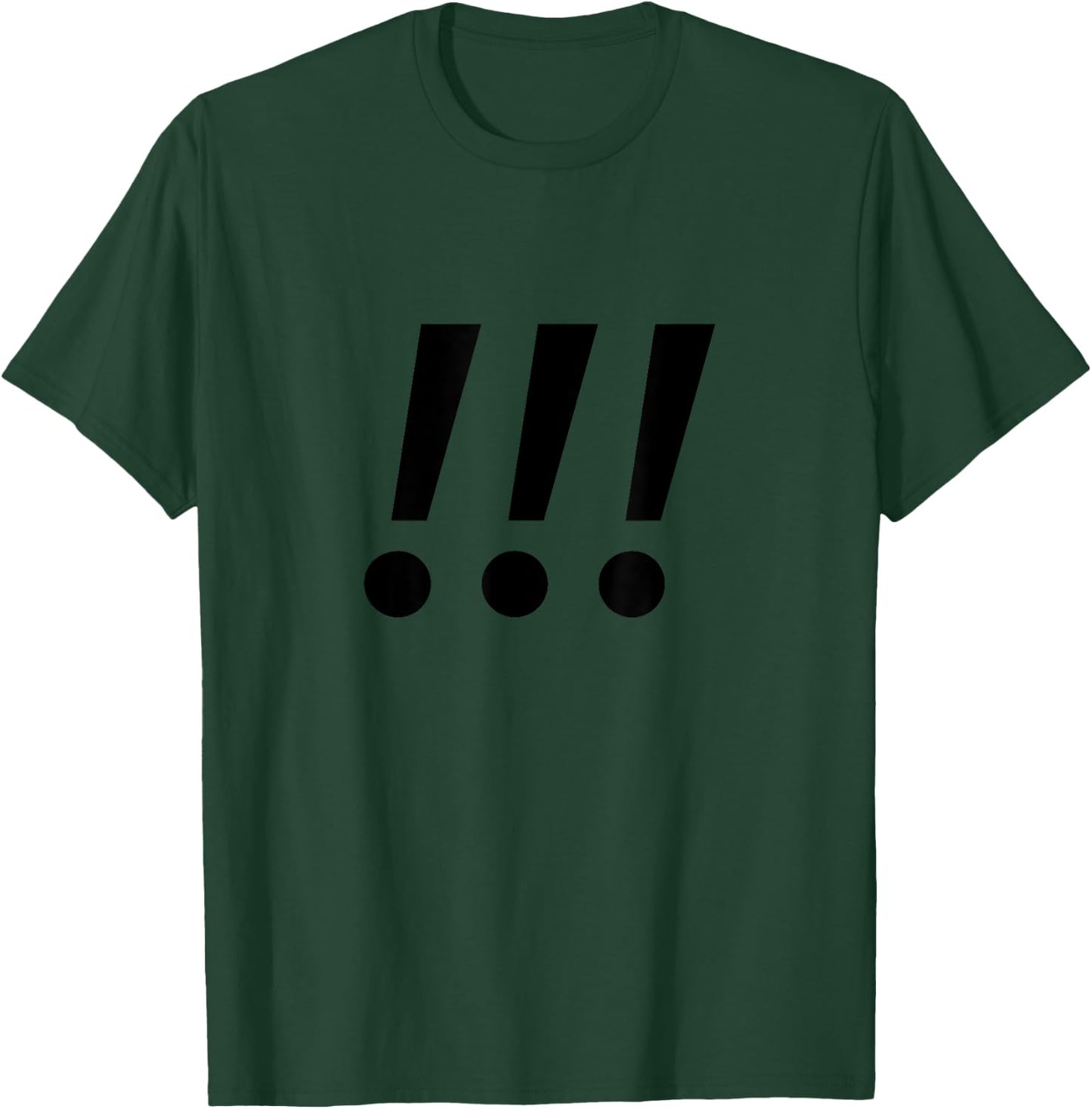 Exclamation Points T-Shirt - T-Shirt | Forest