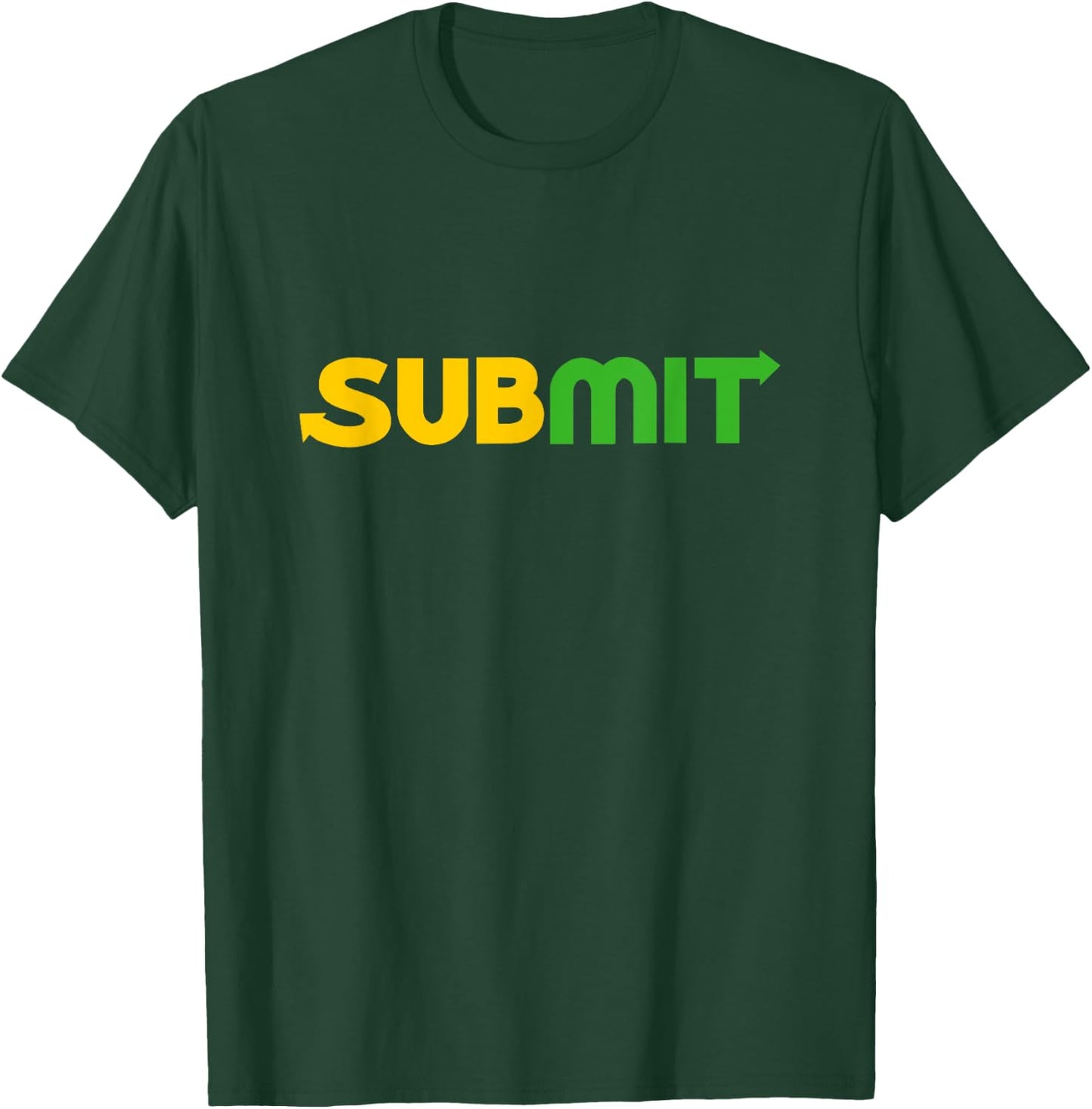 Funny MMA Jiu Jitsu Gift Submission Design BJJ T-Shirt - T-Shirt | Forest