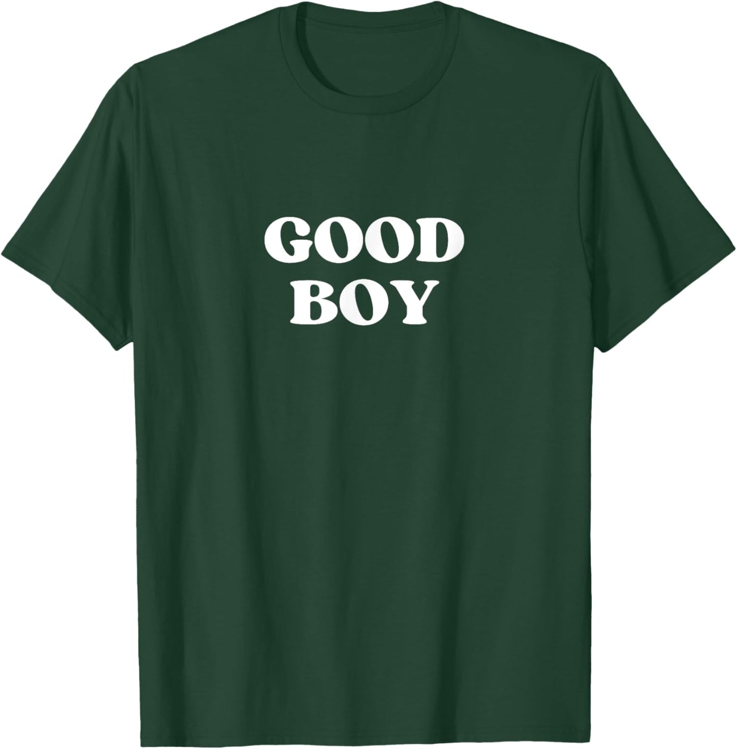 Good Boy Y2k Aesthetic 2000s Iconic Slogan , Black, S T-Shirt - T-Shirt | Forest