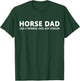 Horseback Riding Father Horse Dad T-Shirt - T-Shirt | Forest