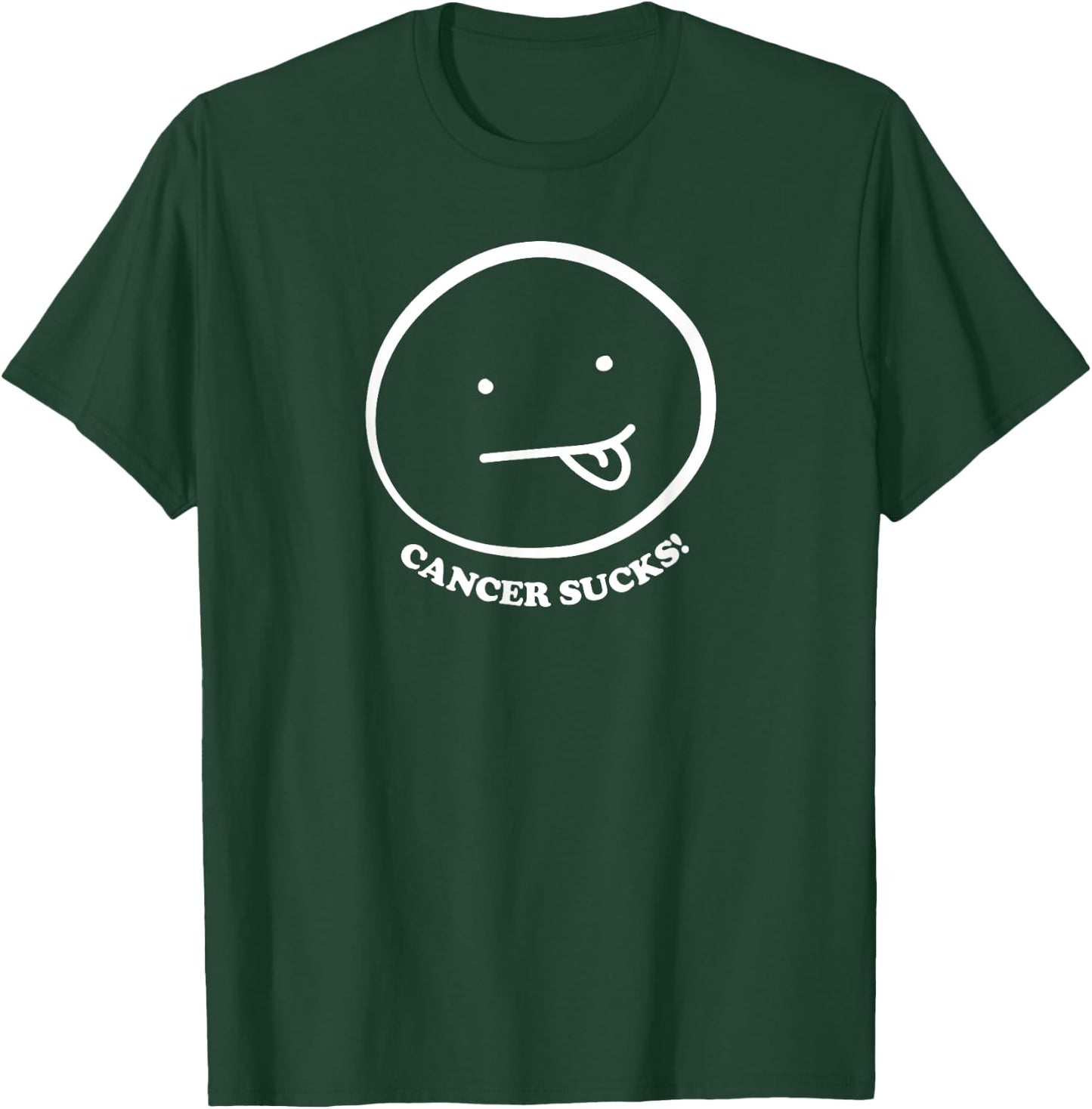 Krebs ist zum Kochzen! Tongue out for cancer T-Shirt - T-Shirt | Forest