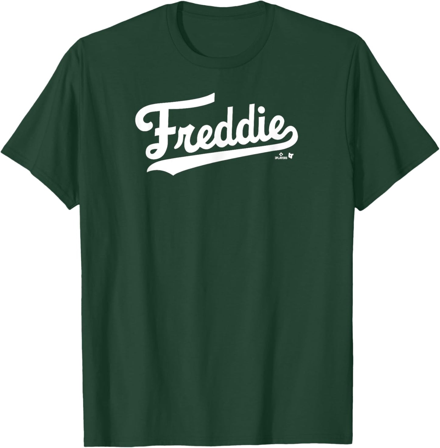Freddie Freeman: Los Angeles Text - Los Angeles Baseball T-Shirt - T-Shirt | Forest