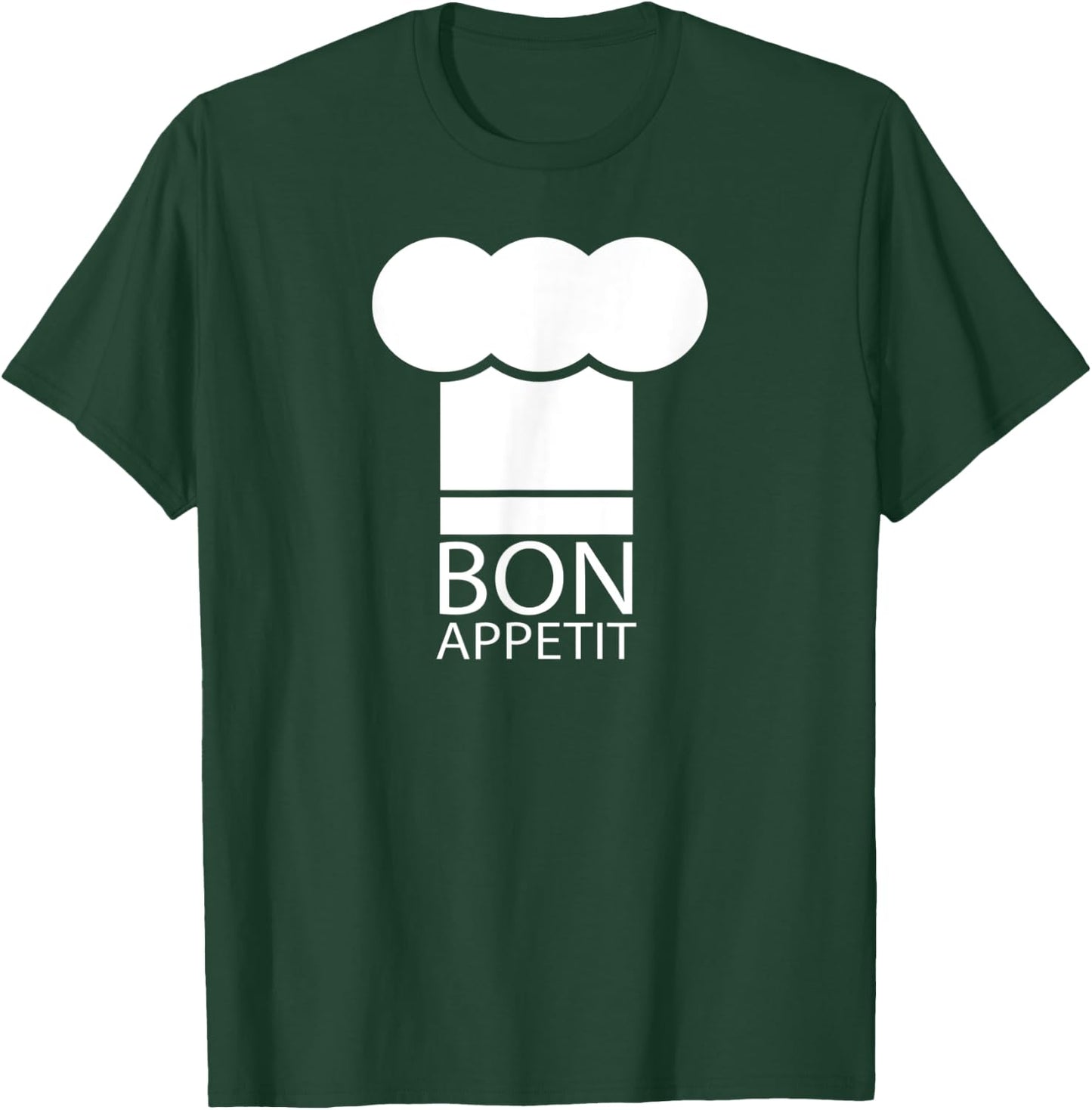Bon Appetit Chef Hat T-Shirt - T-Shirt | Forest