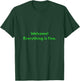 Welcome Everything Is Fine Cool Meditation Yoga Lover Gift T-Shirt - T-Shirt | Forest