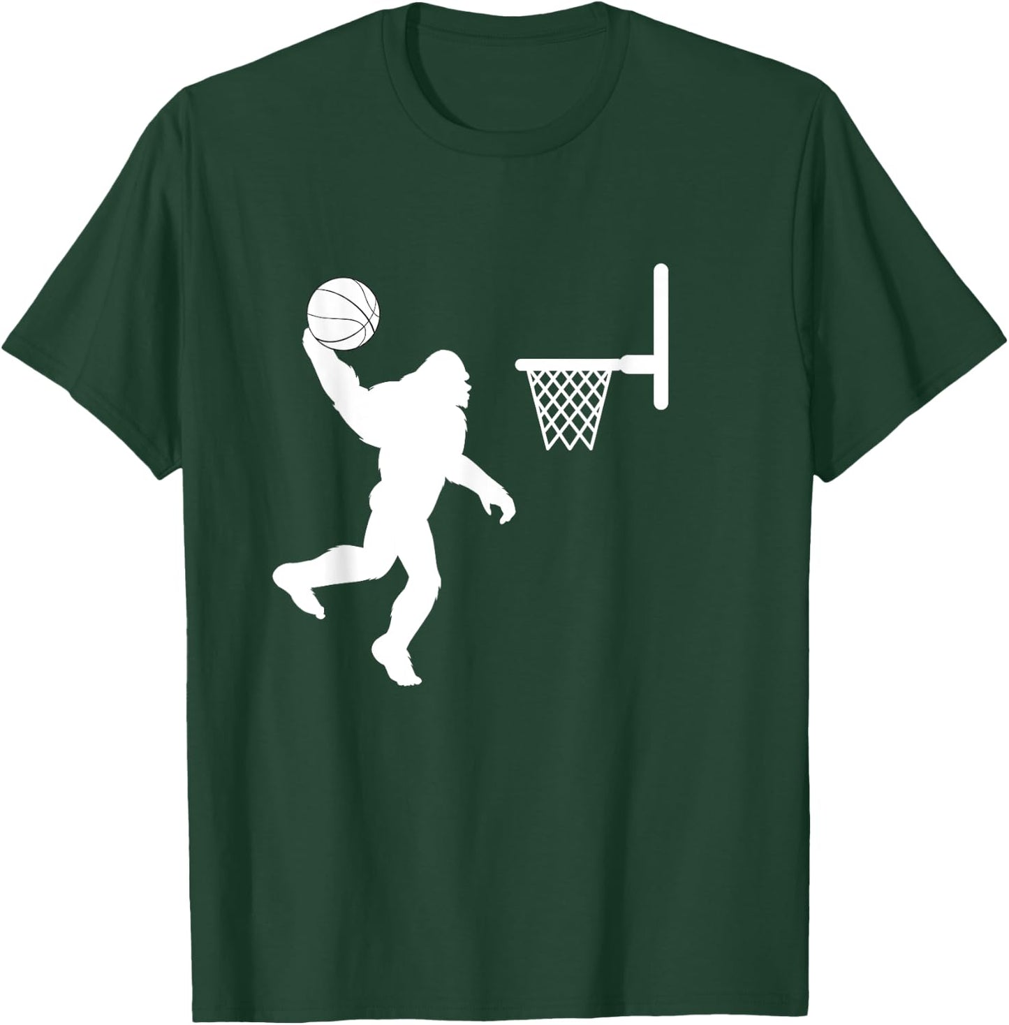 Bigfoot Basketball T-Shirt - T-Shirt | Forest