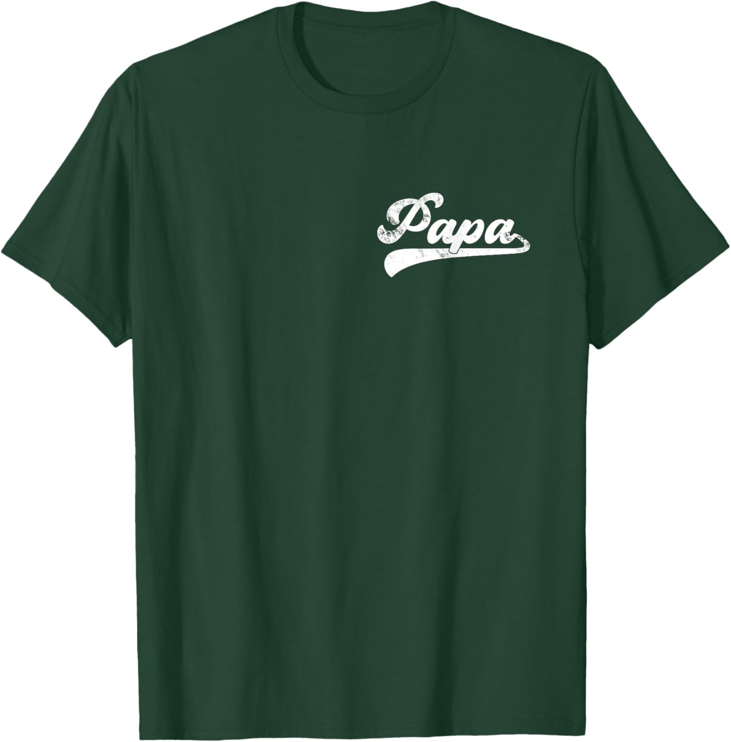 Papa Vintage Retro Father's Day for Papa Grandpa T-Shirt - T-Shirt | Forest