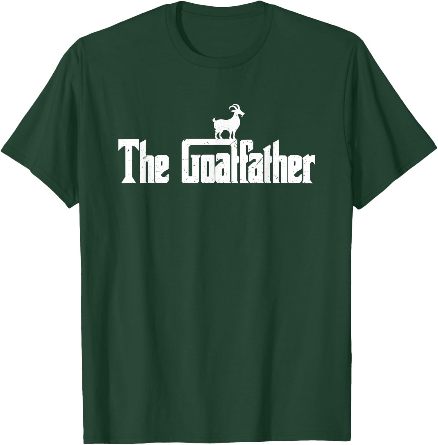 The Goatfather Funny Goat Farm Birthday Party Gift Supplies T-Shirt - T-Shirt | Forest