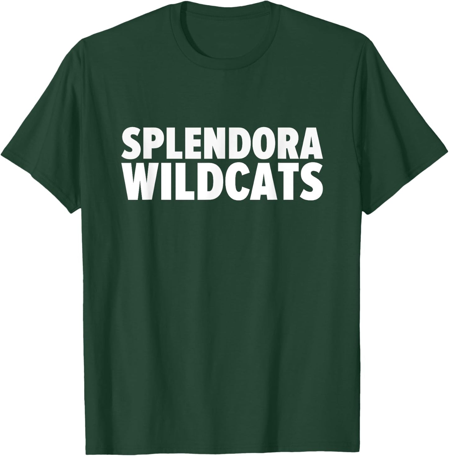 Splendora Wildcats Bold T-Shirt - T-Shirt | Forest