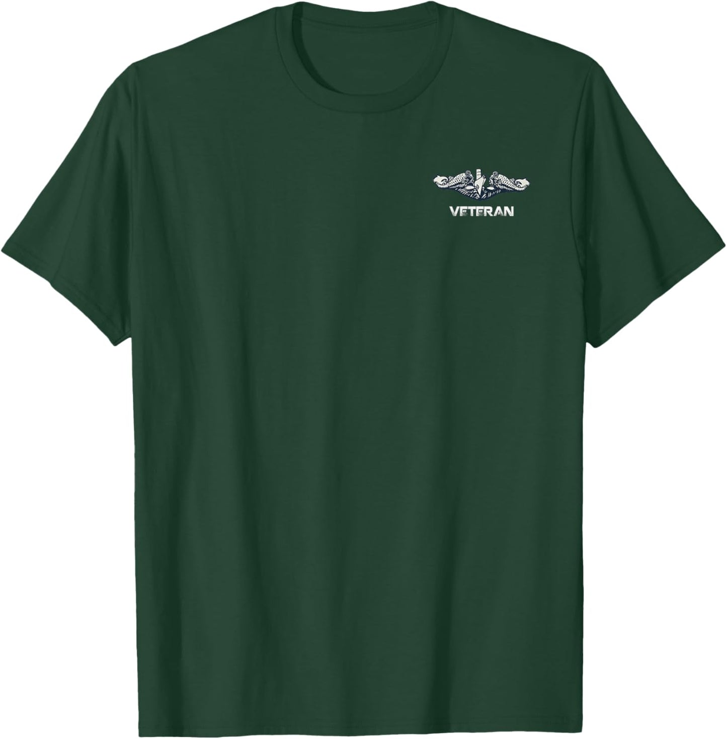 U.S Submarines Veteran Silent Service Flag Veterans Day T-Shirt - T-Shirt | Forest