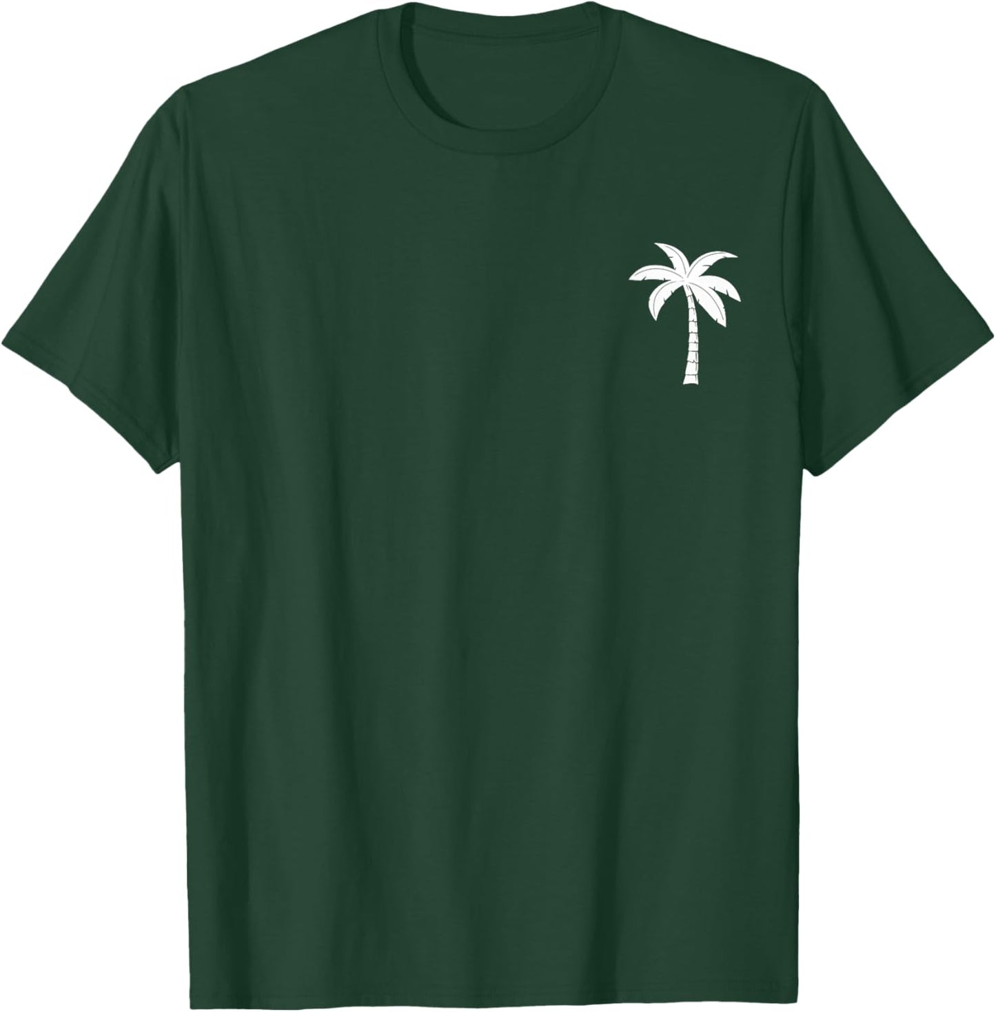 Cool Summer Vacation Men Women Beach Palm Tree T-Shirt - T-Shirt | Forest