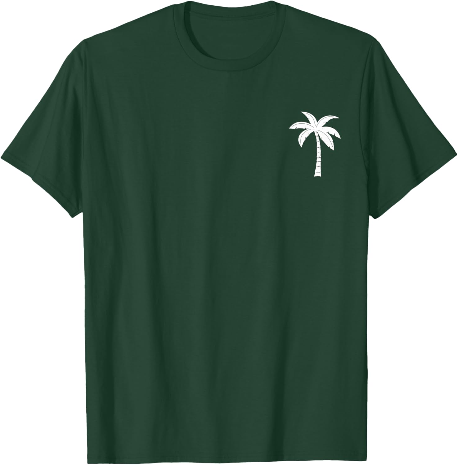 Cool Summer Vacation Men Women Beach Palm Tree T-Shirt - T-Shirt | Forest