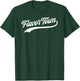 FLAVOR TOWN Classic Baseball Design T-Shirt - T-Shirt | Forest