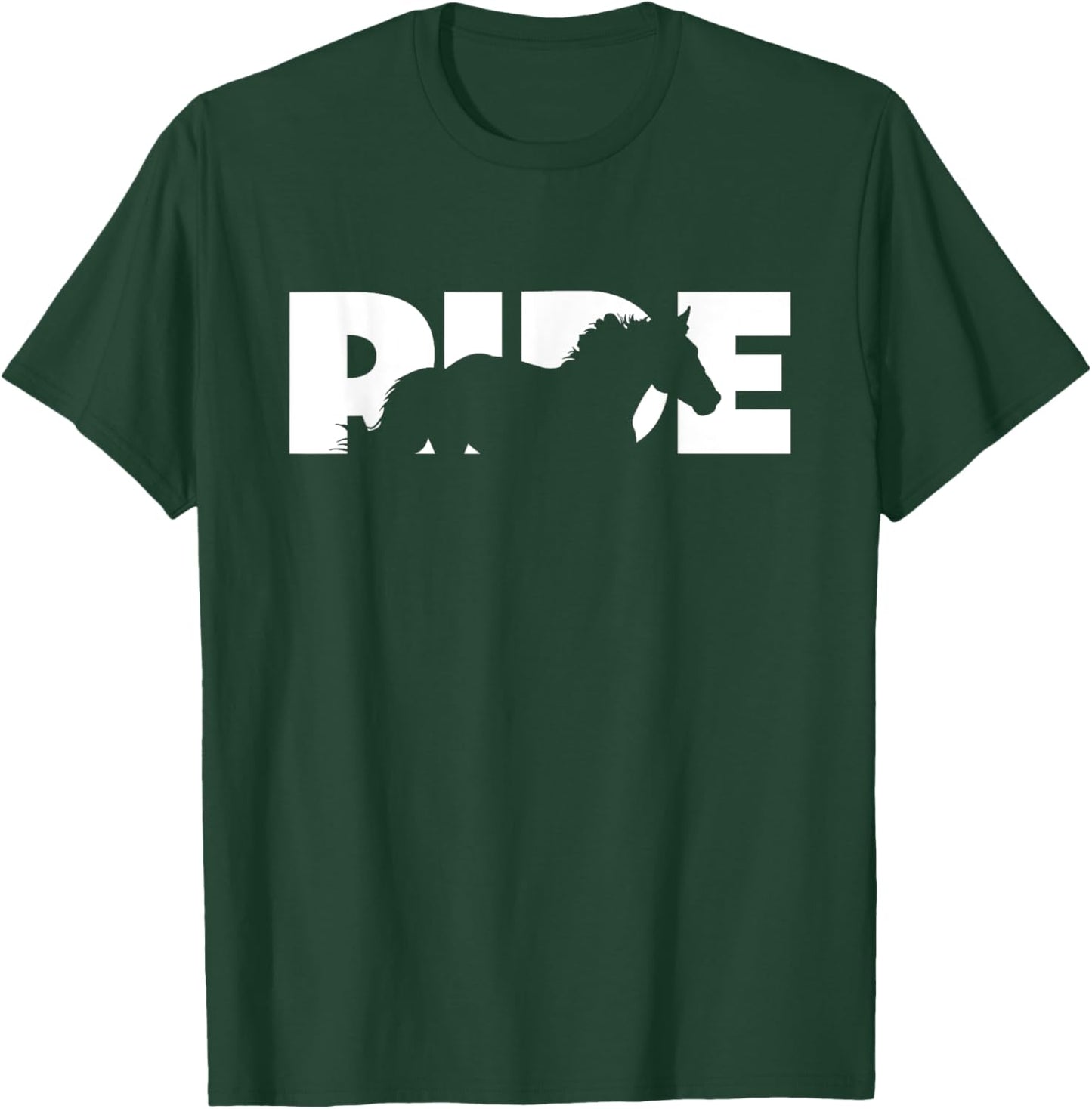 Horse Riding Apparel - Horse T-Shirt - T-Shirt | Forest