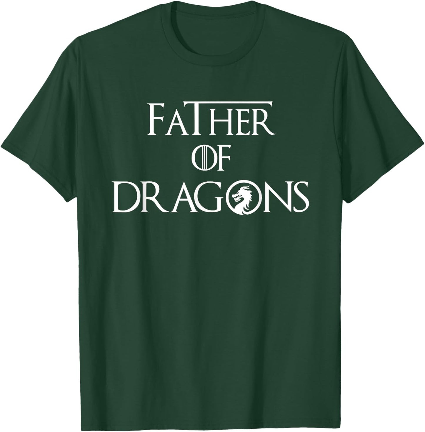 Father of Dragons Shirt Fathers Day Best Gift Dad T-Shirt - T-Shirt | Forest