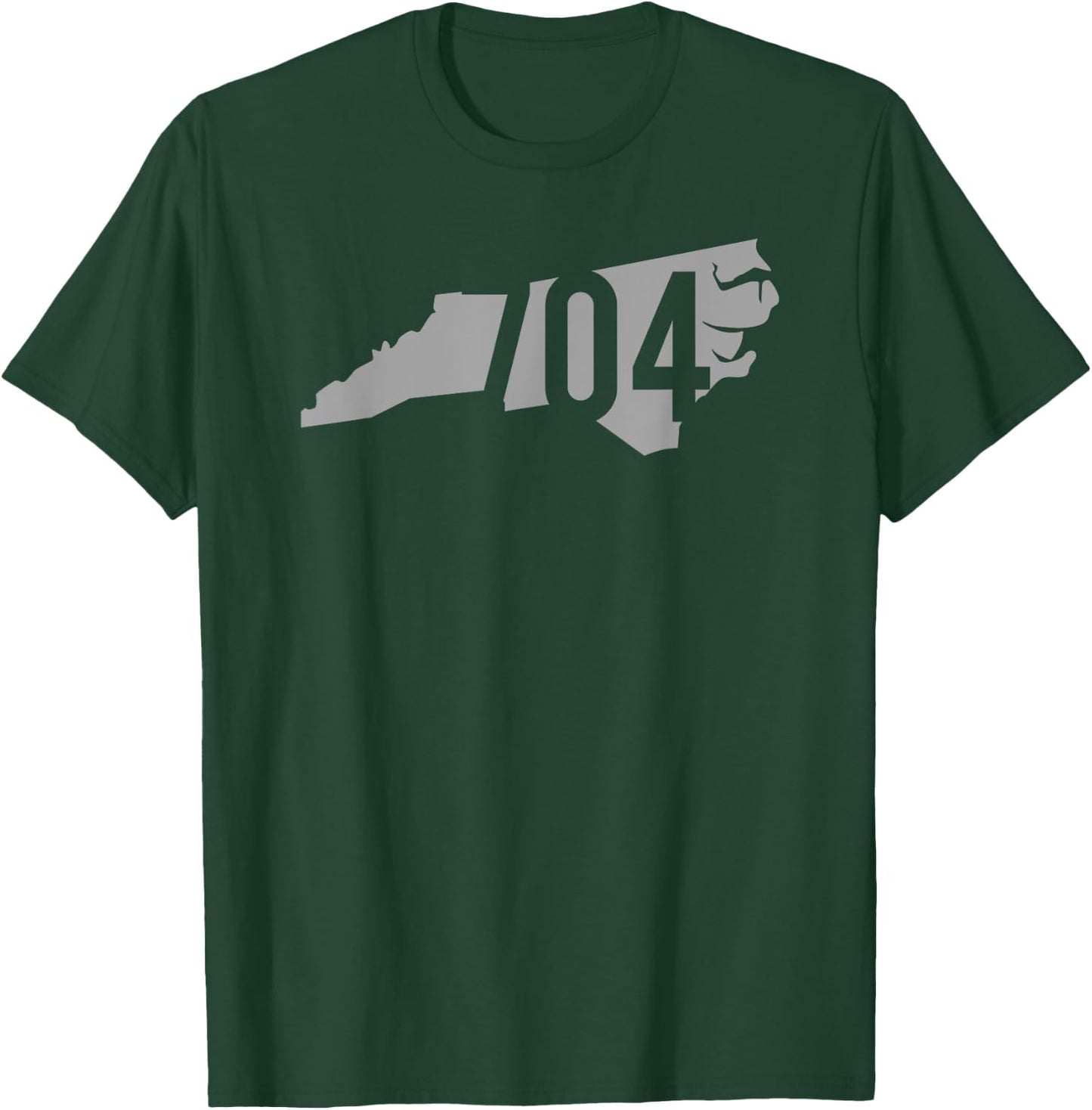 704 Area Code, Charlotte, Concord, Gastonia, North Carolina T-Shirt - T-Shirt | Forest