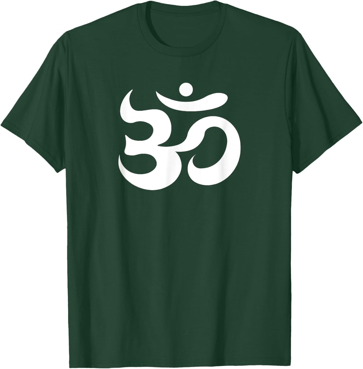 Family Yoga Sign with Om Symbol Design T-Shirt - T-Shirt | Forest