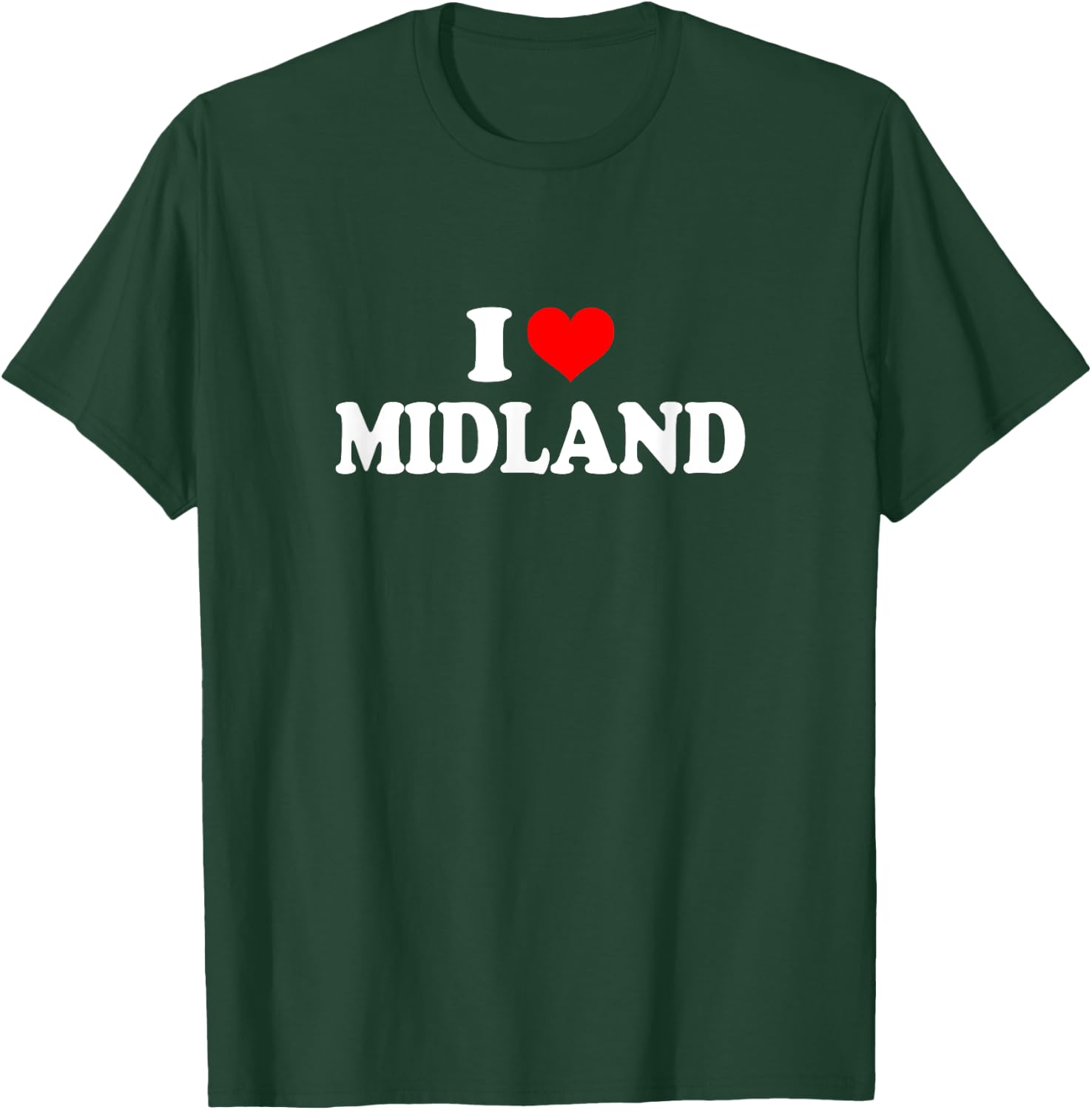 Midland - I Love Midland T-Shirt - T-Shirt | Forest