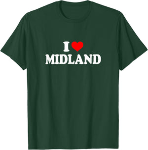 Midland - I Love Midland T-Shirt - T-Shirt | Forest