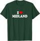 Midland - I Love Midland T-Shirt - T-Shirt | Forest